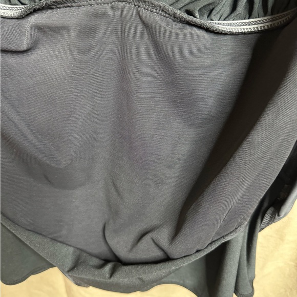 NWT Great Lengths Black One pc Swimsuit built in skirt Extra Length Plus size 22 - Picture 9 of 13